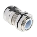 Alpha Wire Metallic Nickel Plated Brass Cable Gland PG9 Thread, 4 mm to 8 mm Cable Diameter, IP68 831-9040