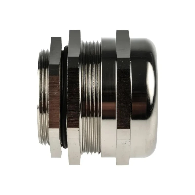 RS PRO Metallic Nickel Plated Brass Cable Gland, M40 Thread, 22 mm Min. Cable Diameter, 32 mm Max. Cable Diameter 831-9030