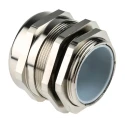 RS PRO Metallic Nickel Plated Brass Cable Gland, M40 Thread, 22 mm Min. Cable Diameter, 32 mm Max. Cable Diameter 831-9030