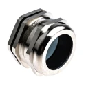 RS PRO Metallic Nickel Plated Brass Cable Gland, M50 Thread, 31 mm Min., 38 mm Max., IP68 831-9034