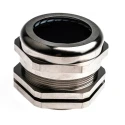 RS PRO Metallic Nickel Plated Brass Cable Gland, M50 Thread, 31 mm Min., 38 mm Max., IP68 831-9034