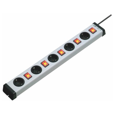 Bodo Ehmann 16A 250V 5 Gang Extension Lead with 1.5m Cord Type F German Schuko 0202X00052301