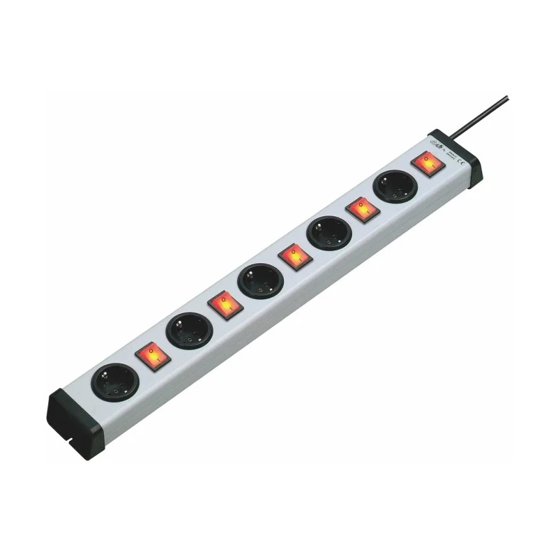 Bodo Ehmann 16A 250V 5 Gang Extension Lead with 1.5m Cord Type F German Schuko 0202X00052301
