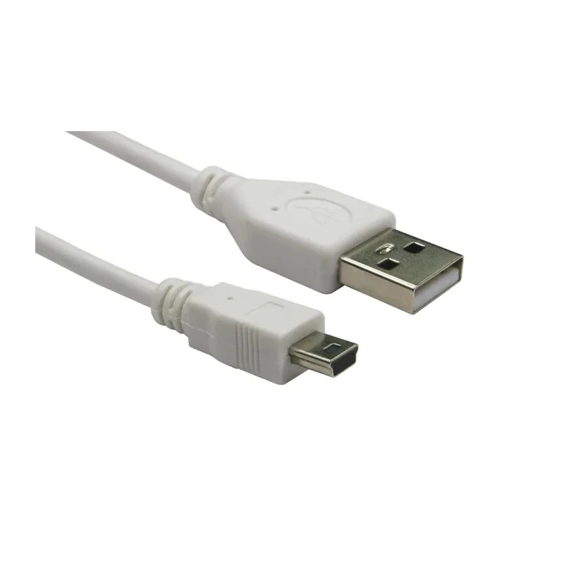 RS PRO IC Socket USB Cable Male USB Type A to Male USB 2.0 Mini USB Type B Black 5 m 236-9073