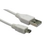 RS PRO IC Socket USB Cable Male USB Type A to Male USB 2.0 Mini USB Type B Black 5 m 236-9073