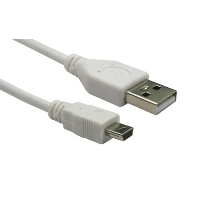 RS PRO IC Socket USB Cable Male USB Type A to Male USB 2.0 Mini USB Type B Black 500 mm 236-9072