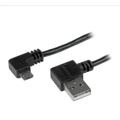 RS PRO IC Socket USB Cable Male USB Type A to Male USB 2.0 Micro USB Type B Black 1 m 236-9080