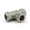 Tube Fittings Union Tee Sizes From 1/16 to 2inch and 2mm to 50mm