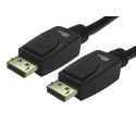 RS PRO Male DisplayPort to Male DisplayPort Cable Polyvinyl Chloride Jacket Black 1m 236-9102