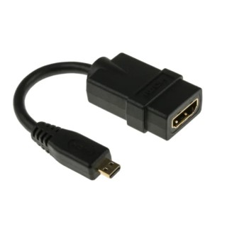 RS PRO Polyvinyl Chloride Male Mini DisplayPort to Female DisplayPort Cable 150mm 236-9125