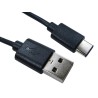 RS PRO IC Socket USB Cable Male USB Type C to Male USB 2.0 USB Type A Black 500mm 236-9157