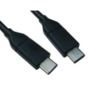 RS PRO IC Socket USB Cable, Male USB Type C to Male USB Type C, USB 3.0, Black PVC Jacket, 500mm 236-9156
