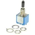 APEM Toggle Switch Panel Mount On-Off-On DPST 4A Brass Actuator 6.5 mm Cutout 55649AVDE