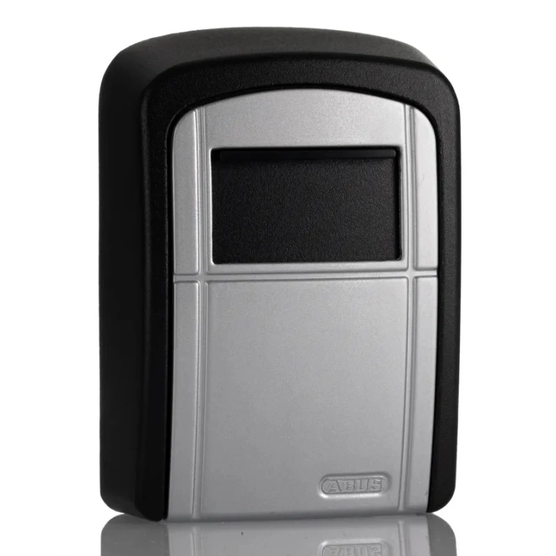 ABUS Aluminium Wall-Mounted Key Lock Box, Silver and Black, 120mm x 88mm x 39mm 707