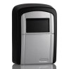 ABUS Aluminium Wall-Mounted Key Lock Box, Silver and Black, 120mm x 88mm x 39mm 707