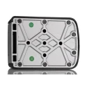 ABUS Aluminium Wall-Mounted Key Lock Box, Silver and Black, 120mm x 88mm x 39mm 707