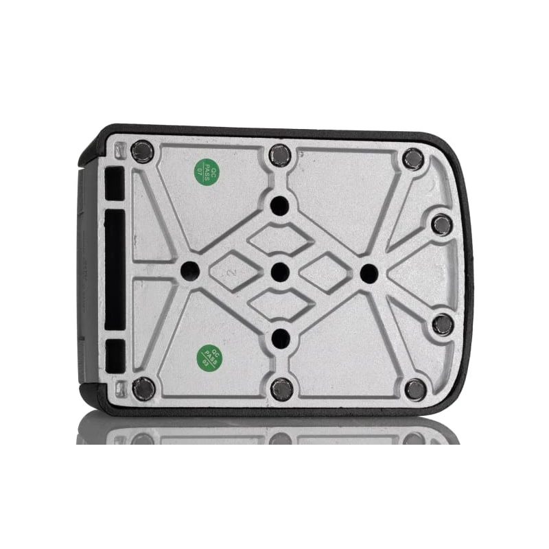 ABUS Aluminium Wall-Mounted Key Lock Box, Silver and Black, 120mm x 88mm x 39mm 707