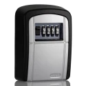 ABUS Aluminium Wall-Mounted Key Lock Box, Silver and Black, 120mm x 88mm x 39mm 707