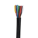 RS PRO DEF STAN Multi-Core Industrial Cable, 12 Cores, 0.22mm² Tin Copper Wire, Unscreened, Armoured, 25m, Black 236-9246