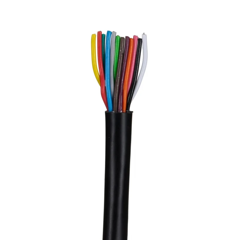 RS PRO DEF STAN Multi-Core Industrial Cable, 12 Cores, 0.22mm² Tin Copper Wire, Unscreened, Armoured, 25m, Black 236-9246