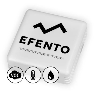 Efento Air Quality Data Logger Bluetooth 3 Channel 5906660327400