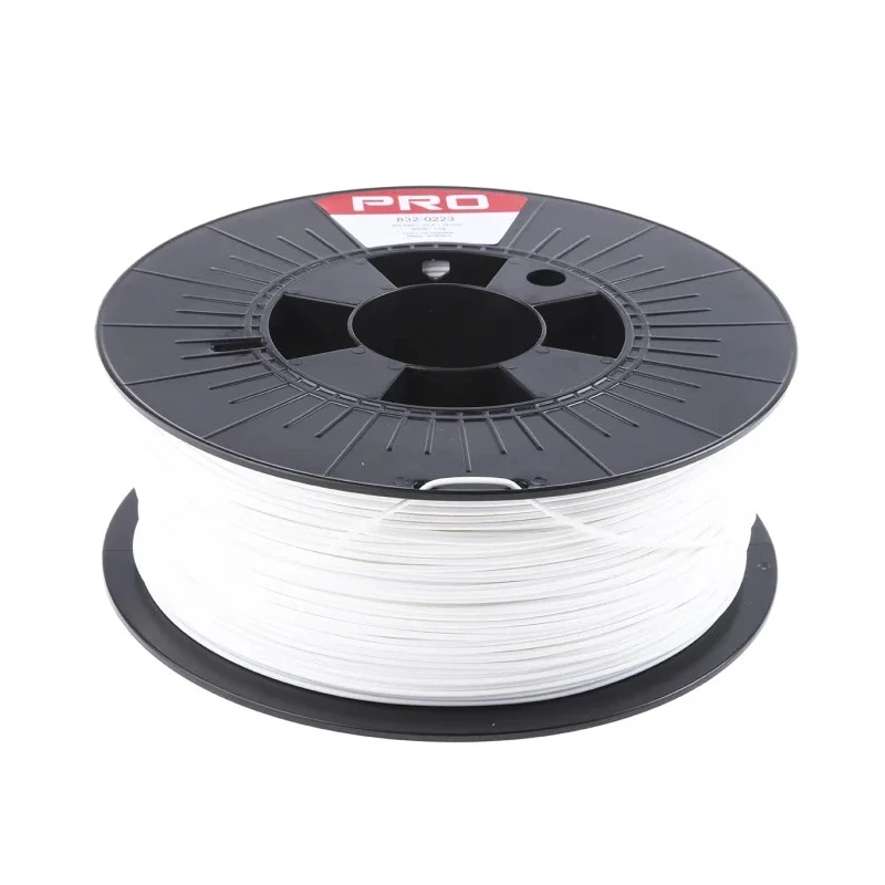 RS PRO 1.75 mm White PLA 3D Printer Filament, 1 kg 832-0223