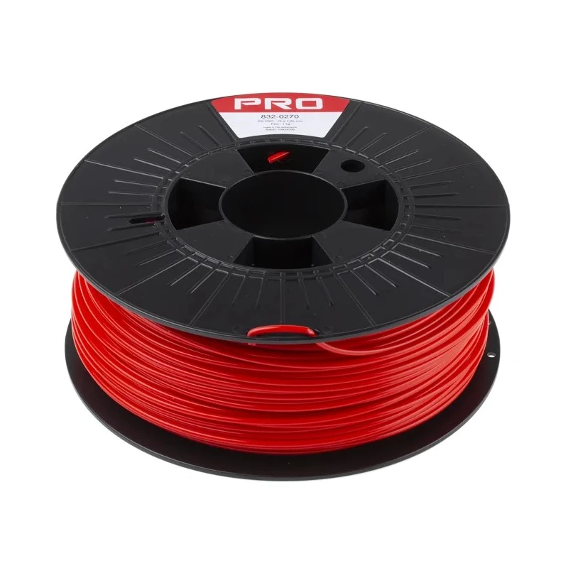 RS PRO 2.85 mm Red PLA 3D Printer Filament, 1 kg, Polylactic Acid Material, Fused Deposition Modelling (FDM) 832-0270