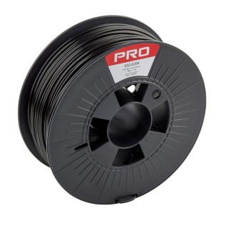 RS PRO 2.85 mm Black PLA 3D Printer Filament, 1 kg, Polylactic Acid Material, FDM Technology, 210°C Max Temperature 832-0264