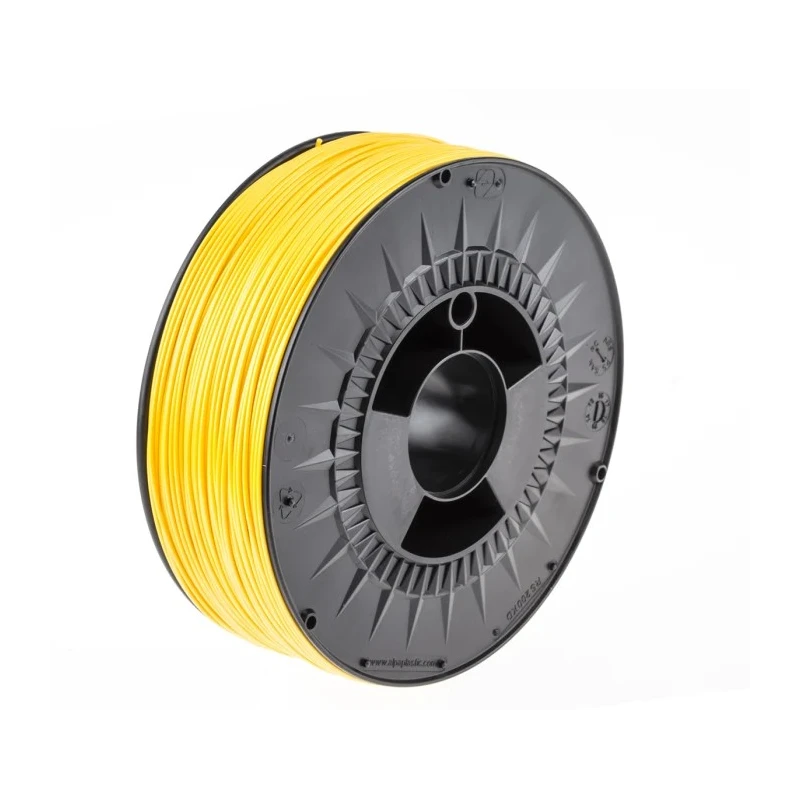 RS PRO 1.75 mm Yellow ABS 3D Printer Filament 1 kg, 220-270°C Printing Temperature, FDM Technology 832-0330