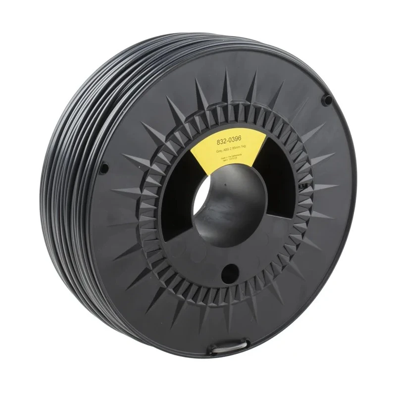 RS PRO 2.85 mm Grey ABS Fused Deposition Modelling 3D Printer Filament 1 kg 832-0396