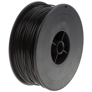 RS PRO 1.75 mm Black PLA 3D Printer Filament, 300 g 832-0406