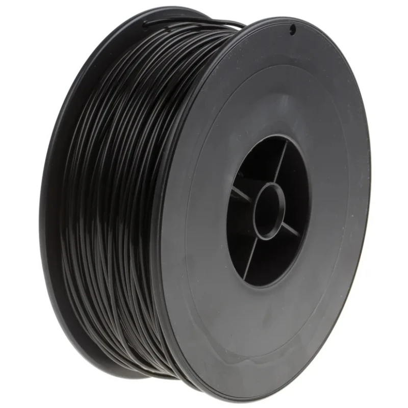 RS PRO 1.75 mm Black PLA 3D Printer Filament, 300 g 832-0406