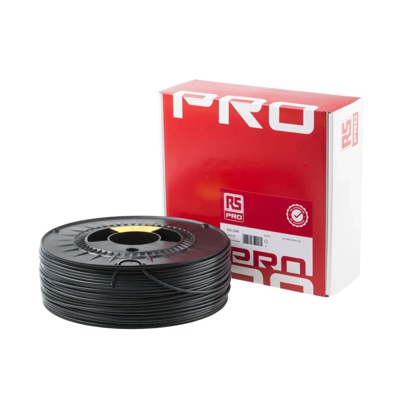 RS PRO 2.85 mm Grey ABS Fused Deposition Modelling 3D Printer Filament 1 kg 832-0396