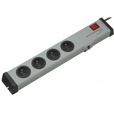 Bodo Ehmann 16A 250V 4 Gang Extension Lead with 1.5m Cord Type E RCD Protected 0221X02042301