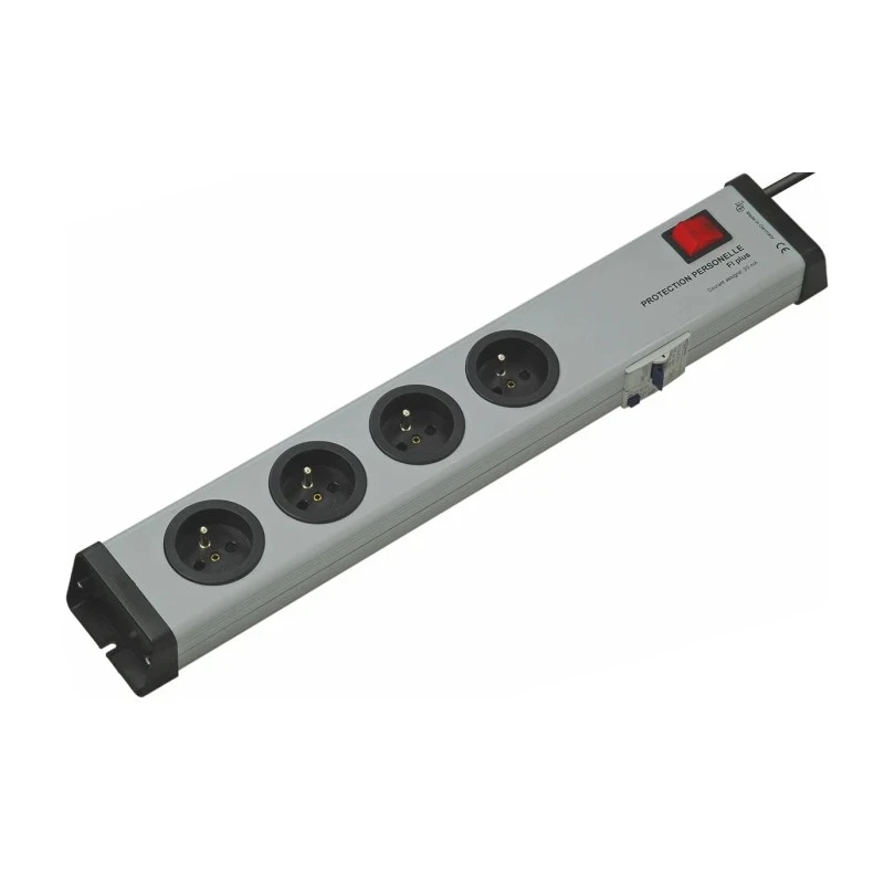 Bodo Ehmann 16A 250V 4 Gang Extension Lead with 1.5m Cord Type E RCD Protected 0221X02042301
