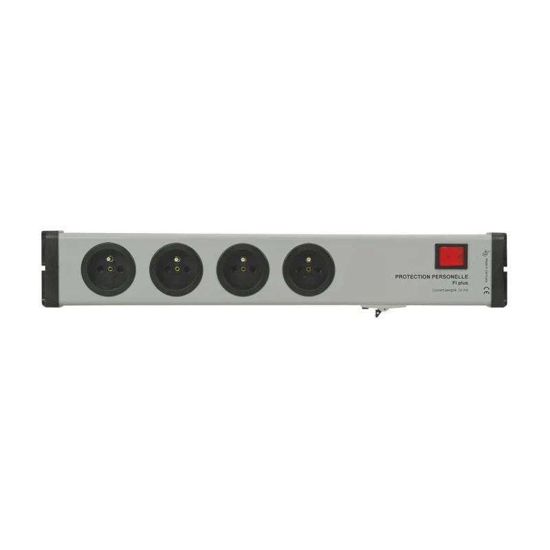 Bodo Ehmann 16A 250V 4 Gang Extension Lead with 1.5m Cord Type E RCD Protected 0221X02042301