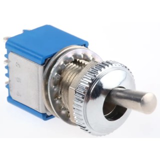 APEM Toggle Switch Panel Mount On-On DPDT Solder Terminal 24 V dc 220 V ac 106462103