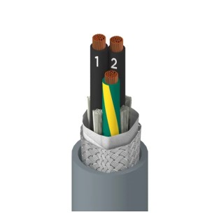 Alpha Wire Xtra-Guard FLEX Performance Cable Multi-Core Industrial Cable 3 Cores Screened 600V Thermoplastic 901603CY SL005