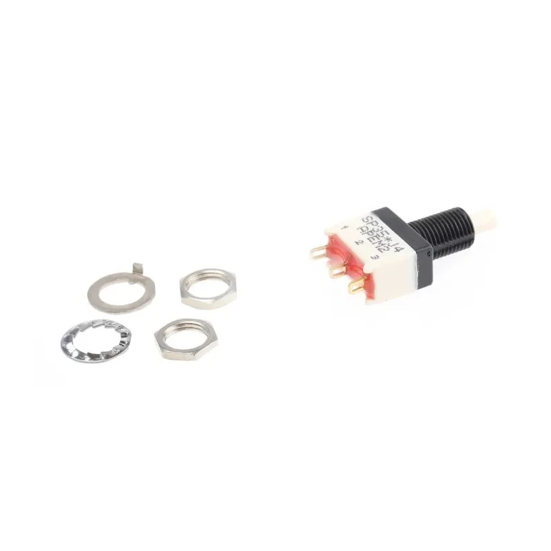 APEM SP Series Momentary Push Button Switch Panel Mount 6.5 mm Cutout SPDT 30V dc 120V ac SP35S000077