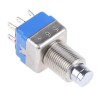 APEM 10400 Series Push Button Switch, Momentary, Panel Mount, 10.2 mm Cutout, DPDT, 24 V dc 104450003