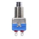 APEM 10400 Series Push Button Switch, Momentary, Panel Mount, 10.2 mm Cutout, DPDT, 24 V dc 104450003