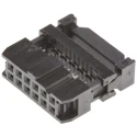 Amphenol Communications Solutions 12-Way 2 Row IDC Connector Female for Cable 250V 3A T812112A101CEU