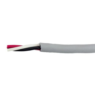 Alpha Wire Ecogen Ecocable Mini Screened Control Cable 3 Cores 0.15mm² 26 AWG 30 m Grey Modified Polyphenylene 78113 SL005