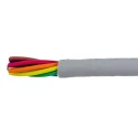 Alpha Wire Ecogen Ecocable Mini Control Cable 8 Cores 0.38mm² 22 AWG 300V Unshielded Grey Modified Polyphenylene 78038 SL005
