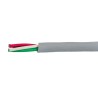 Alpha Wire Ecogen Ecocable Mini Control Cable 4 Cores 0.15mm² 26 AWG 300V Unshielded Grey Modified Polyphenylene 78014 SL005