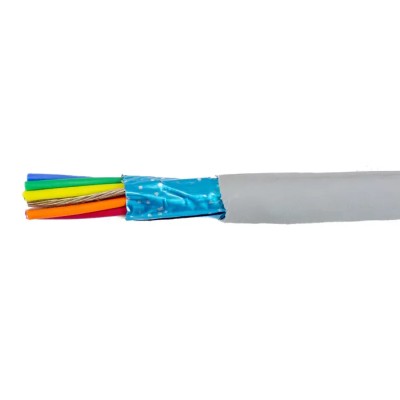 Alpha Wire Ecogen Ecocable Mini Control Cable 10 Cores 0.24mm² 24 AWG Screened 300V 30m 78130 SL005