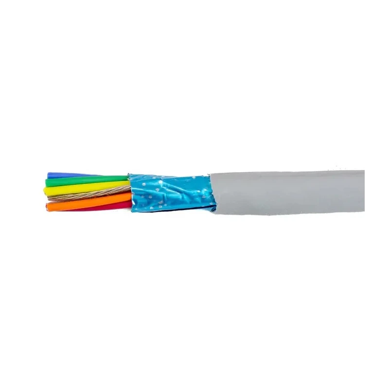 Alpha Wire Ecogen Ecocable Mini Control Cable 10 Cores 0.24mm² 24 AWG Screened 300V 30m 78130 SL005