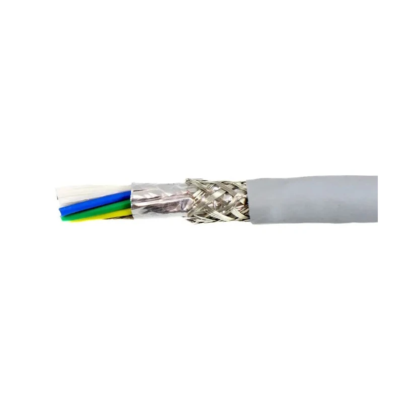 Alpha Wire Ecogen Ecocable Mini Screened Control Cable 10 Cores 0.24mm² 24 AWG, 300V, 30 m, Grey Modified 78330 SL005