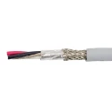 Alpha Wire Ecogen Ecocable Mini Screened Control Cable 6 Cores 0.24mm² 24 AWG 300V, 30m Grey 78126 SL005