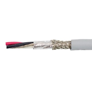 Alpha Wire Ecogen Ecocable Mini Screened Control Cable 6 Cores 0.24mm² 24 AWG 300V, 30m Grey 78126 SL005